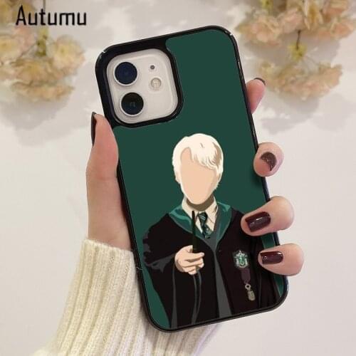 Phone Case for iPhone 12 mini X XS XR 11 Pro Max SE 2020 5 6S 7 8 Plus Samsung Galaxy S9 S10 S20 S21 Draco Malfoy drawing Cover