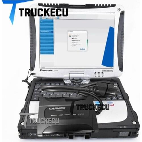 For DOOSAN DIAGNOSTIC KIT (uVIM) Doosan Massey Ferguson truck Forklift Excavator Loader Toolcat Diagnostic tool+CF19 LAPTOP