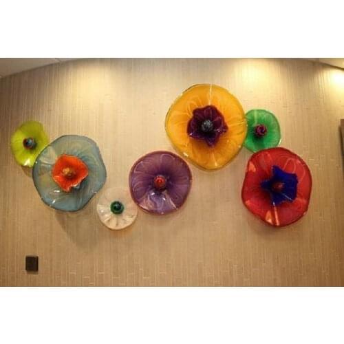 Beautiful Decoration Hand Blown Glass Lamps Blown Glass Plate