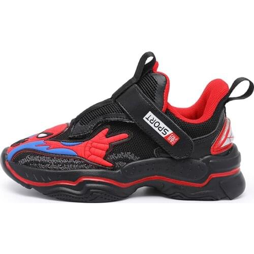 Spiderman Sports Kids Sneakers Boys Casual Shoes For Children Sneakers Girls Shoe Anti-slippery Fashion tenis infantil Mesh