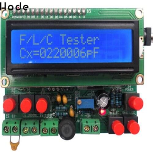 LCD Digital frequency counter Secohmmeter Capacitance Meter DIY Kit Frequency Meter cymometer Inductance Tester frequenzimetro