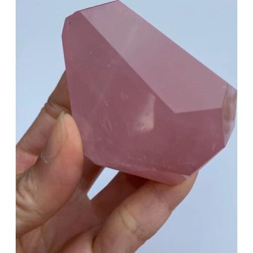 Natural Pink Rose Quartz Free Form Crystal Healing