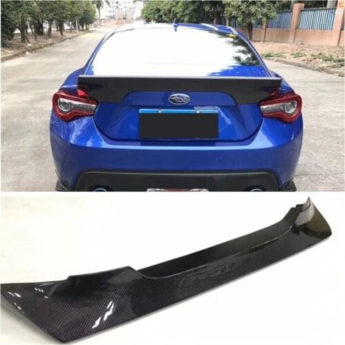 Rear Carbon Fiber / FRP Unpainted Car Rear Trunk Lip Spoiler Wing Fits For Toyota GT86 2012-2017