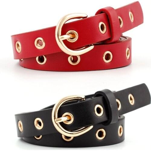 110*1.9Cm High Quality Women Golden Buckle Belt Female Jeans Fashion Ladies Rivet Wide Waistband Belt For Women Ceinture