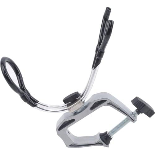 Fishing Support Rod Holder Bracket Yacht Kayaking Yacht Fishing Tackle Tool 360 Degrees Rotatable Rod Holder With Screws Boat