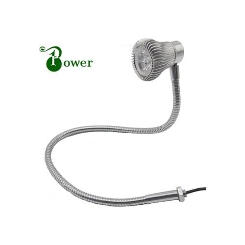 WITH SWITCH 3W LED 12 VOLT GOOSENECK MAP LIGHT