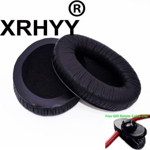 XRHYY Replacement Earpad Ear Pads Cushions For SENNHEISER HD280 HD280-Pro HD281 HMD280 HMD281 Headphones +Free Rotate Cable Clip