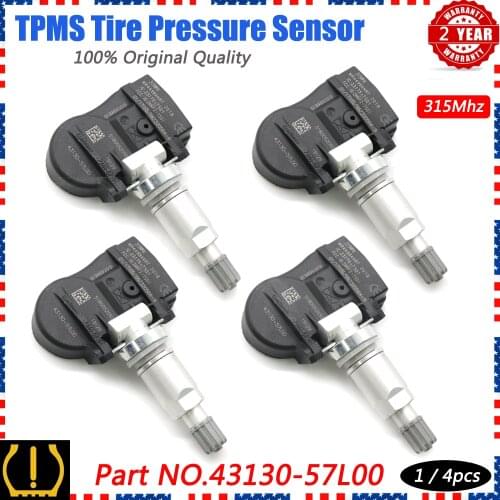 Xuan TPMS Tire Pressure Monitor Sensor 43130-57L00 for Suzuki Kizashi CHRYSLER 200 300 SEBRING DODGE AVENGER JEEP COMPASS 315MHz