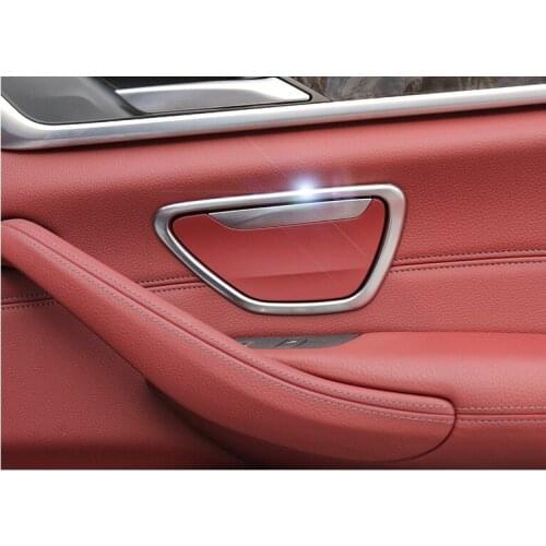 Fit For BMW new 5 series rear ashtray decorative frame for G38/525li/540li/530li interior decoration stickers