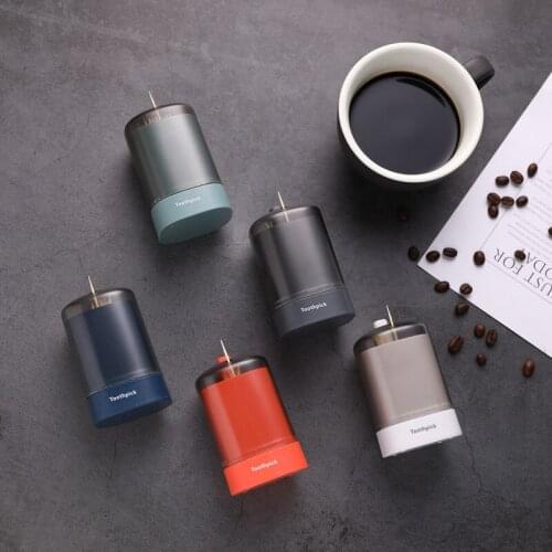 1Pcs Automatic Toothpick Box Press Type Nordic Ins Home Personalized Creative Toothpick Barrel Creative Home