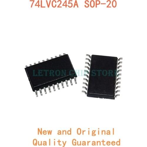 10PCS 74LVC245A SOP-20 SN74LVC245ADWR LVC245A 74LVC245AD SOP20 7.2MM SOIC-20 SOIC20 SMD new and original IC Chipset