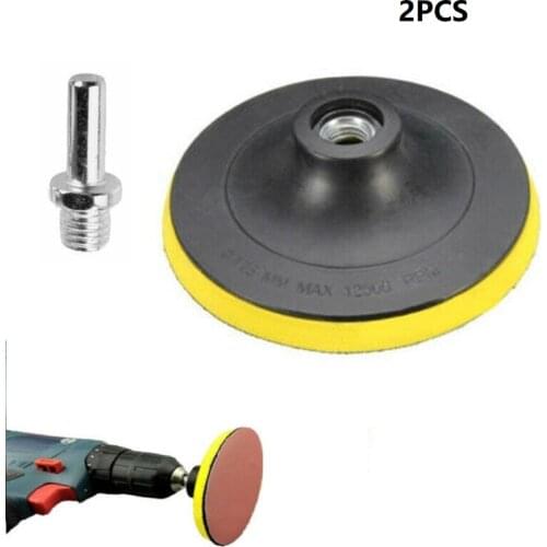 125mm 5inch M14 Backing Pad Car Polisher Hook And Loop Pad For Angle Grinder Sander Sanding Disc Auto Polishing Machine Tool