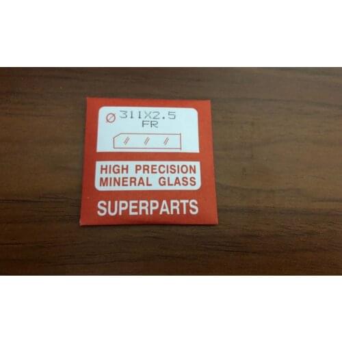 2.5mm Thick Round Hardend Watch Crystal Flat Round Standard Mineral Glass Crystal