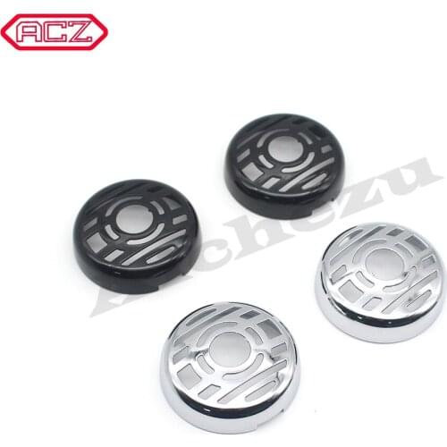 Motorcycle Accessories Grill-Style Turn Signal Light Lens Mask Cover For Harley Touring Electra Tour Road Glides Road King Herit