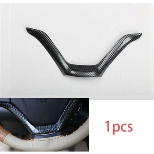 FOR HONDA CR-V CRV 2007-2011 carbon fiber inner Steering wheel strip cover trim Car modification Auto parts