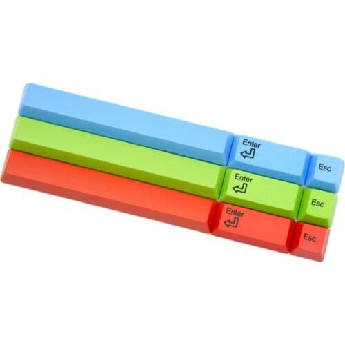 For LEOPOLD Realforce HHKB Capacitive Keyboard ESC Enter Spacebar PBT Keycaps Blue Green Red Color Key Cap
