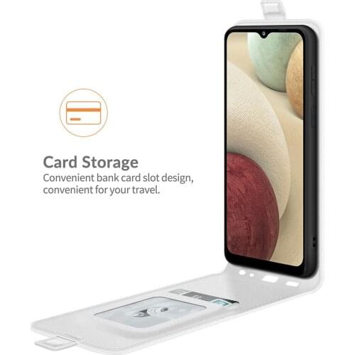 SM-F127G Case For Samsung Galaxy F12 Flip Protector PU Leather Silicone Bumper Card Pocket Holder Pouch For Galaxy M12 Case