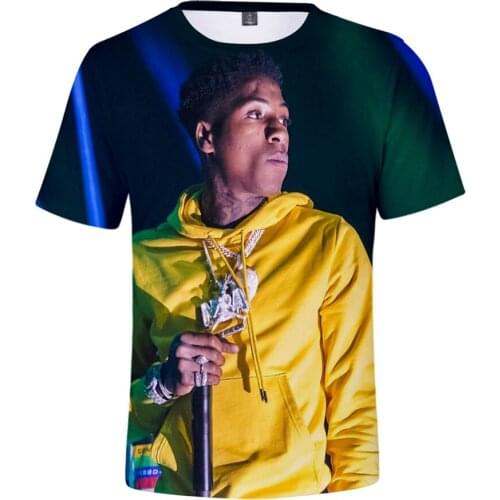 New Arrive Rapper BlueFace 3D Printed T-shirt Men And Women Fashion Short Sleeve Summer T Shirts Hot Sale Hip Hop Streetwear Top