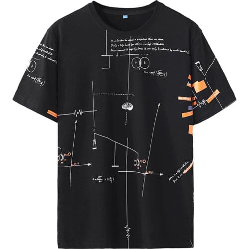 HIO HOP LOOSE Mens T-shirts Casual Print 2021 Summer Short Sleeves BLACK WHITE Tshirt Tees Plus OVERSize L-6XL 7XL 8XL 9XL