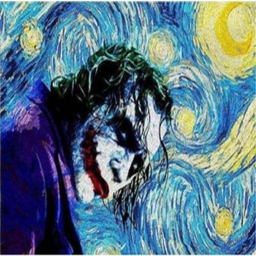 Picture By Number Abstract Strarry Sky For Adults With Frame 40x60 On Canvas Drawing Acrylic Paint By Number Decoration Wall Art