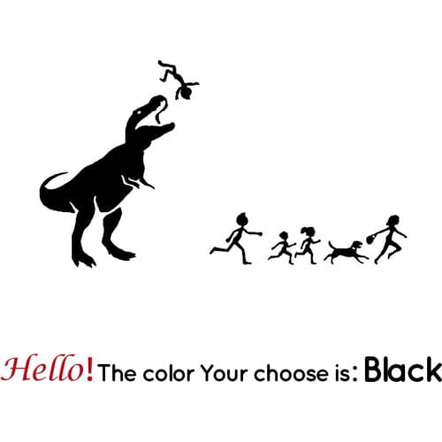 Creativity Design Dinosaur Modeling Auto Stickers PVC for Cars Fashion Cartoon Car Sticker Window Decoration Personality Decals