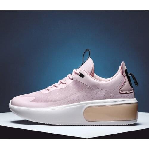 Autumn ladies sneakers breathable comfortable womens shoes ladies lace-up platform sneakers
