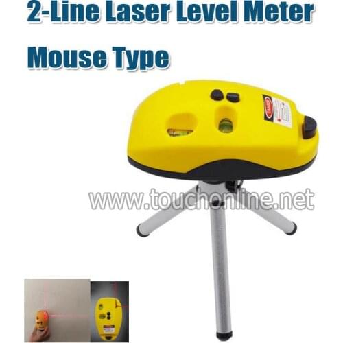 2-Line Laser Level Meter Mouse Type Right-angle Level Marking Device Rectangular Marker TT-SL2