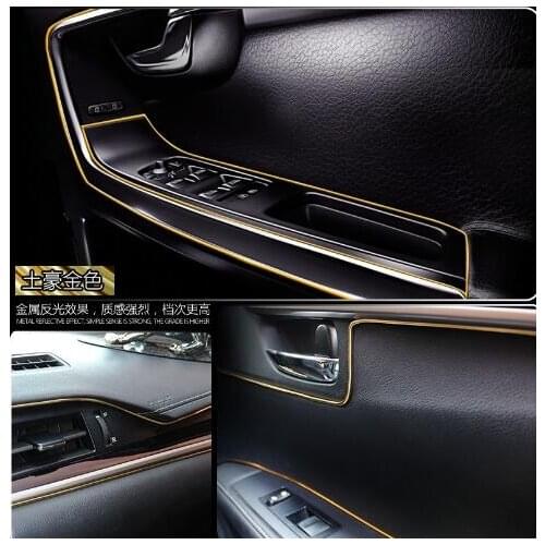 Car Styling Refit Decoration Strip Sticker For skoda fabia kia rio vw passat b4 b5 opel astra h g mazda 6 volvo xc60 Accessories