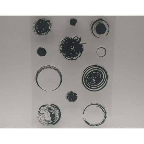 New transparent Silicone stencil for DIY Scrapbooking photo album decorative sheets