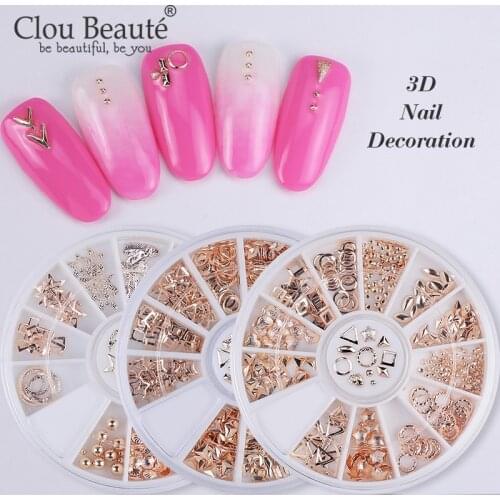 Clou Beaute Mixed Nail Rhinestone Small Irregular Drill 3D Nail Art Decorations Crystals Accessories for Salon Design Nail Art