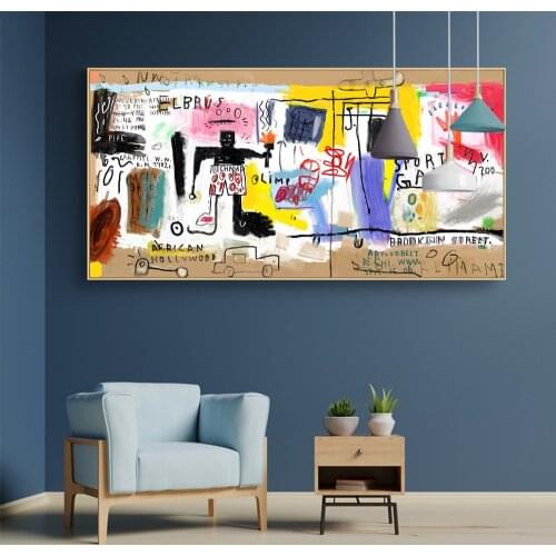 Modern Pop Graffiti Street Art Abstract Pattern Inspirational Poster Prints Cuadros Wall Art Pictures for Home Decor (No Frame)