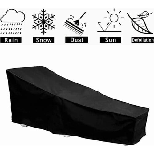 Waterproof Dust-Proof Furniture Chair Sofa Cover Protection Garden Patio Outdoor Cover Garden Balcony Deck Chair Shed #08