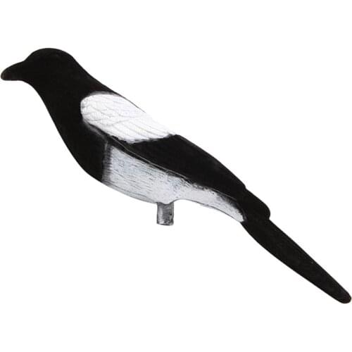 Magpie Bird Painted Decoy Shell Outdoors Shot Hunting Shooting Lures Bait Tool