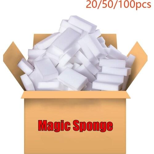 20/50/100pcs Melamine Sponge Magic Sponge Cleaner Cleaning Sponge esponja magica