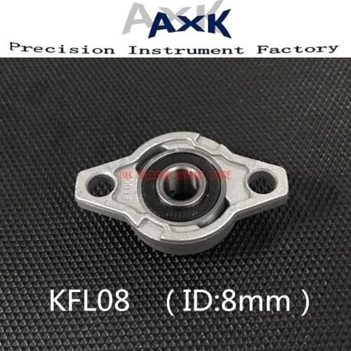 2019 New Arrival Thrust Bearing 4pcs Kfl08 8mm Pillow Block Rhombic Bearing Zinc Alloy Insert Linear Shaft Support Cnc Part