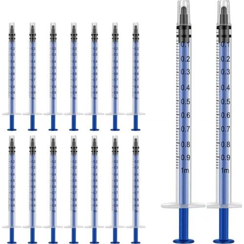 5/10pc 1ml Plastic Disposable Injector Syringe For Refilling Measuring Nutrient And Mixing Liquids Gels Glues Oli