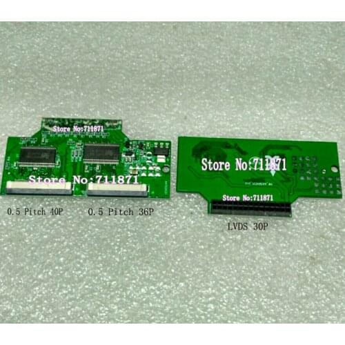 CMOS 2ch 8bit 0.5 Pitch 36P 40P FPC FFC LVDS Adapter Plate AA150XC01 LVDS Connector 40P 36P FFC FPC AA150XC01 30P LVDS Adapter
