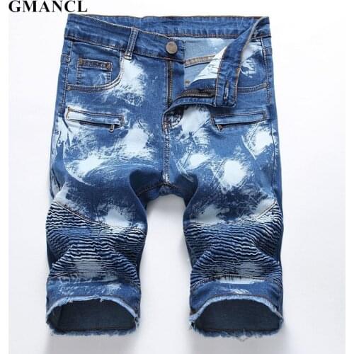 GMANCL Men's Denim Shorts