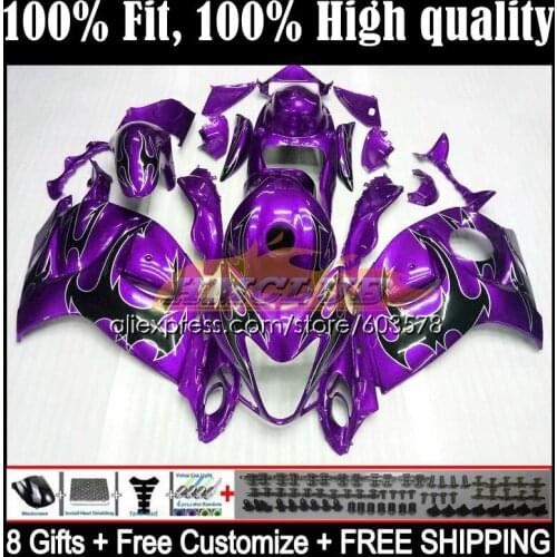Injection For SUZUKI GSXR1300 Hayabusa 2008 2009 2010 2011 2012 2013 21CL.102 GSXR 1300 CC 14 15 16 17 18 19 Fairing purple new