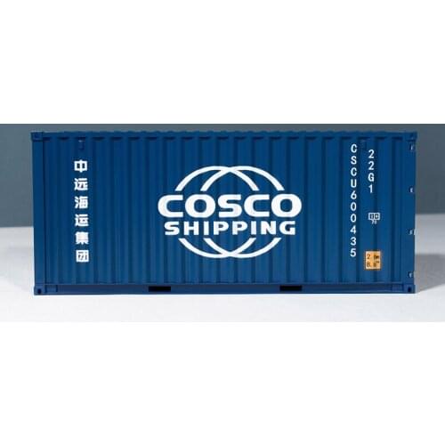 Collectible Container Model Toy Gift 1:20 Scale COSCO 20 GP Truck,Shipping Container Model Gift For Business Gift,Decoration