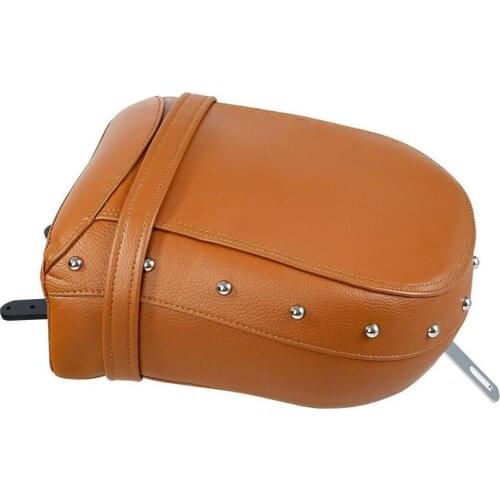 Motorcycle Leather Rear Passenger Seat For Indian Chief Classic Vintage Chieftain Springfield 2014-2020