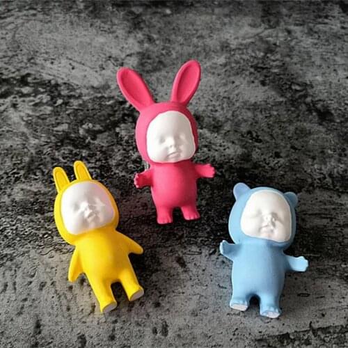 Colorful Sleep baby Ornaments Car Vents Perfume Clip Air Freshener Automobile Interior Fragrance Decoration