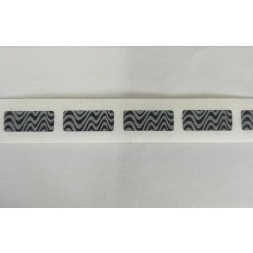 Small size DIY manual 1000pcs 6*15mm or 5*15mm SCRATCH OFF STICKER label Zebra pattern tape in rolls