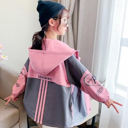 Teen Children Clothing Baby Outerwear Jackets Hoodies Girls Sweatshirt Sports Suits Coat Windbreaker Football Kids Clothes