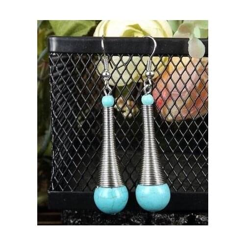 Wholesale Jewelry Europe New Tibetan Silver personalized the stud earrings for women 2015 new Vintage earring