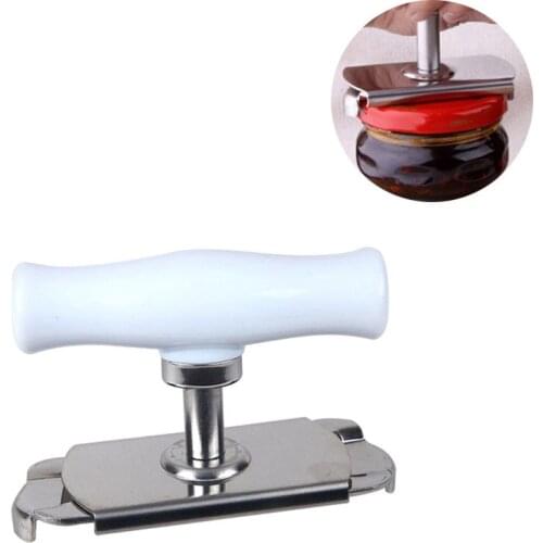 Stainless Steel Can Opener Adjustable Twist Jar Opener Spiral Can Seal Lid Remover Tool Screw Bottle Kitchen Gadgets(free gift)