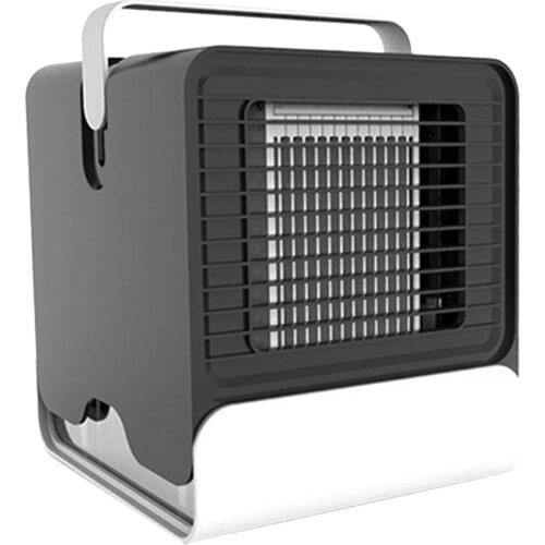 Portable Mini Portable Air Conditioner Fan USB Air Cooler Fan With LED Lights