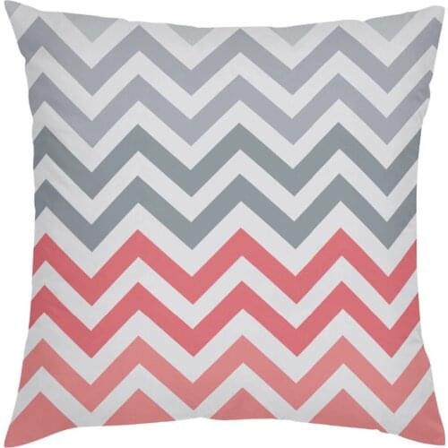 Chevron Zigzag Faded Pattern Pillowcase Mint Blue Green Turquoise Blue Modern Home