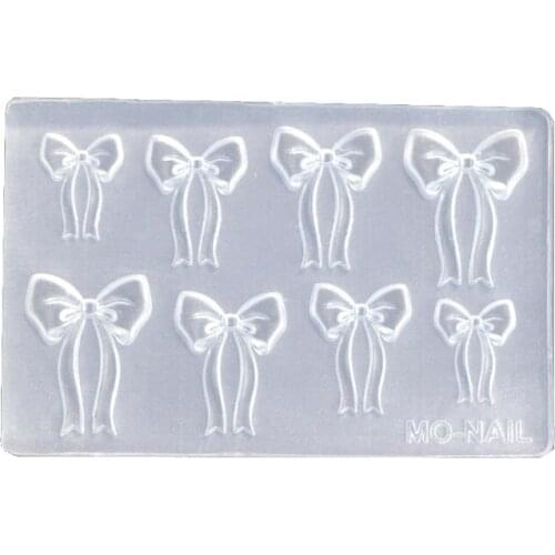 Handmade Super Mini Bowtie Ribbon Silicone Resin Mold Small Bowknot Nail Art Decor Resin Casting Mold Art Craft Tools