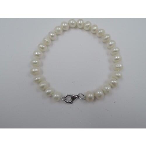 High quality pearl bracelet,100% NATURE FRESHWATER PEARL -AAA quality pearls